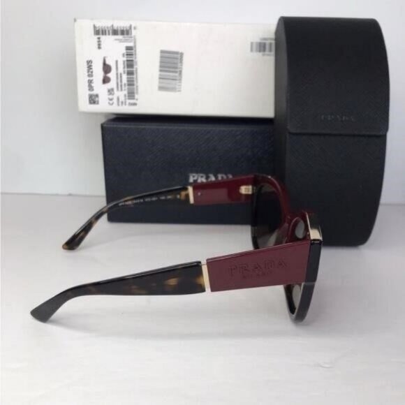 💯- Authentic New Dark Brown Cat Eye Ladies Sunglasses PR 02WSF 07C0D1 56","desc - Picture 11 of 12